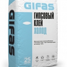 GIFAS Клей для ГКЛ ПГП холод 25кг/50шт